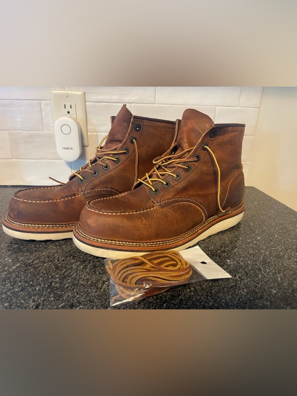 RED WING 1907 Work Boots Classic Mock Toe
